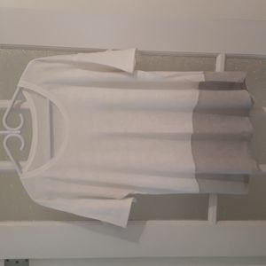 Vintage Linen Color Block T-shirt, Size L